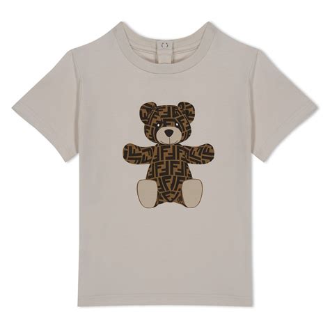 fendi bear t shirt|fendi new collection t shirts.